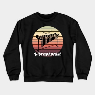 Playing Vibraphone In Love with Vibraphone Music Vibraphonist Mallet Percussion Instrument Crewneck Sweatshirt